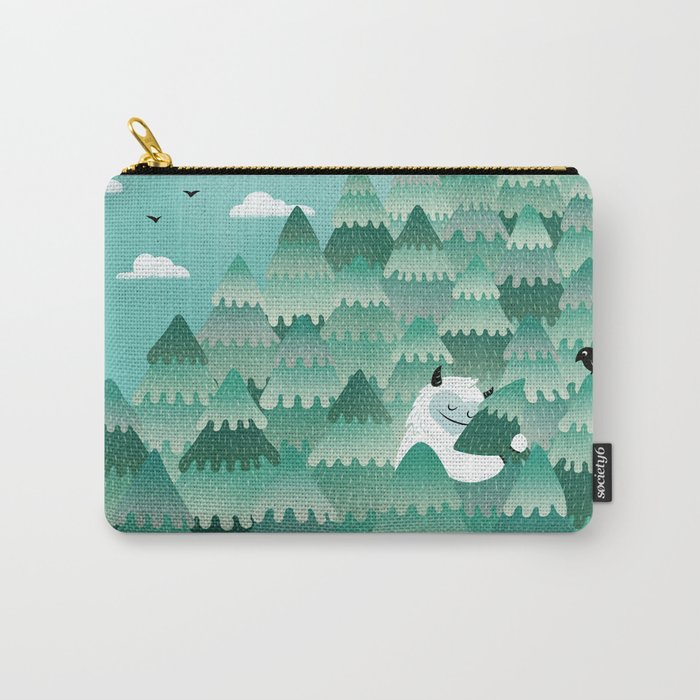 Tree Hugger (Spring & Summer version) Carry-All Pouch by littleclyde ...