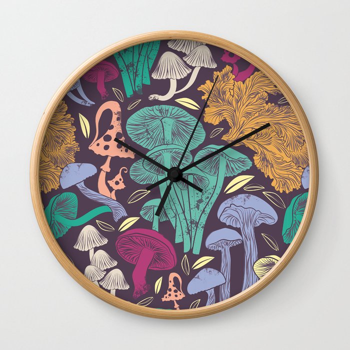 Delicious Autumn botanical poison Wall Clock