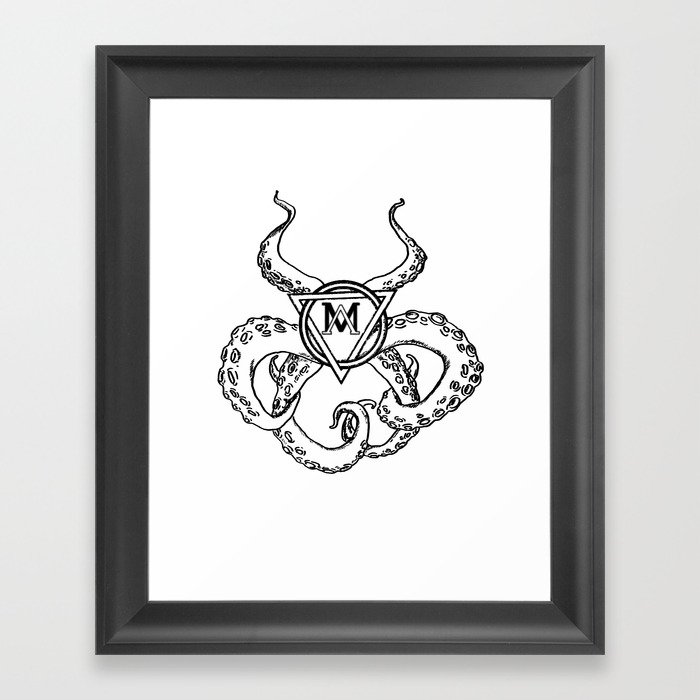 monsters logo Framed Art Print
