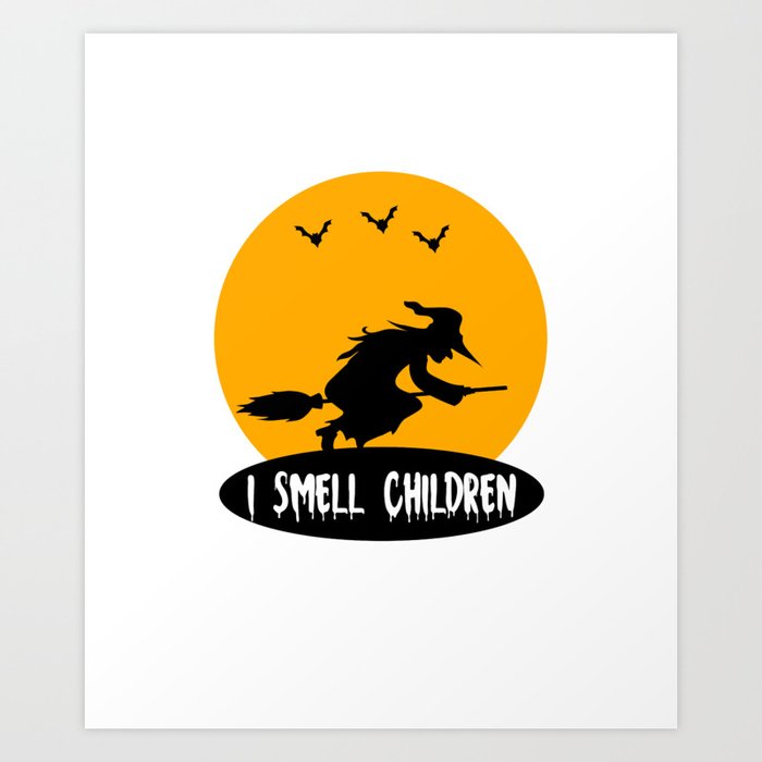 I Smell Children Halloween Shirts, Witch Shirt, Hocus Pocus Shirt Art Print