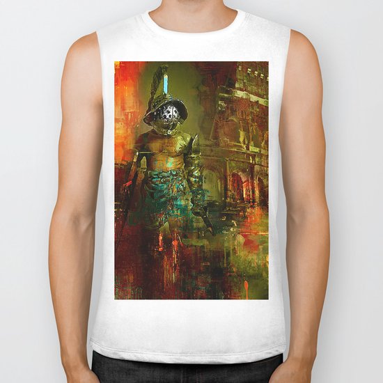 The last gladiator Biker Tank