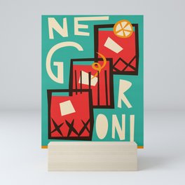 Negroni Cocktail Mini Art Print