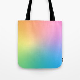 bright gradient rainbow Tote Bag