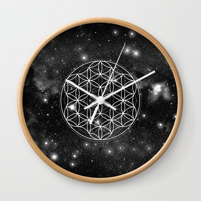 Flower Of Life 004 Wall Clock