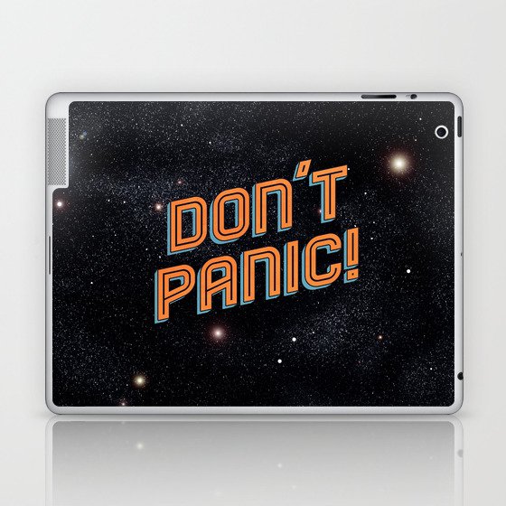 Don't Panic Laptop & iPad Skin