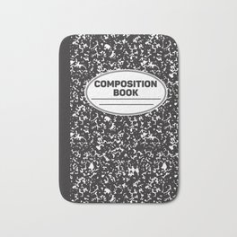 Composition Notebook College School Student Geek Nerd Bath Mat
