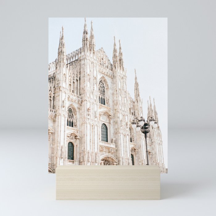 Milan Cathedral Print, Italy Wall Art, Church Architecture Mini Art Print