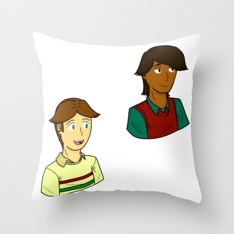 Total Drama Noah And Cody Throw Pillow By Ragefulthief Society6