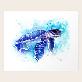 Hawaii Turtle Art Prints For Any Decor Style Society6