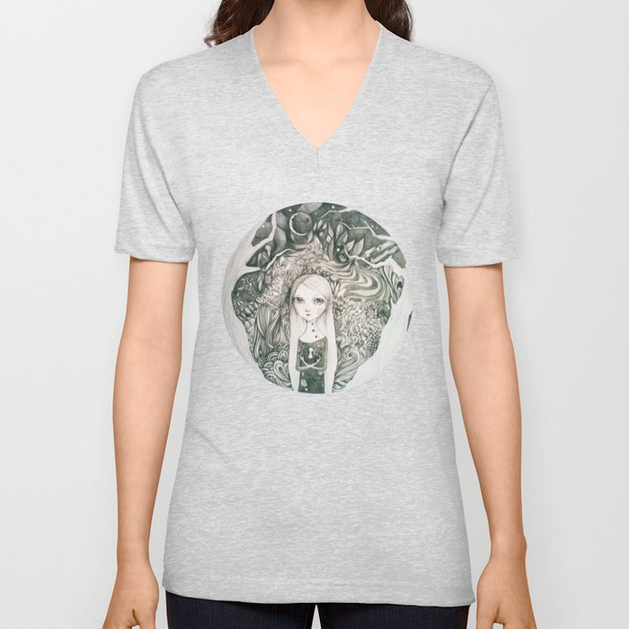 keyhole in the jungle V Neck T Shirt