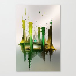 Emerald City 2 (Modified Series no. 31) Canvas Print