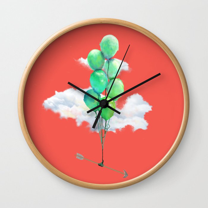 Balloons Wall Clock