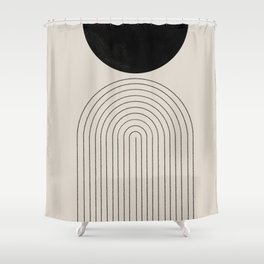 Arch, geometric modern art Shower Curtain