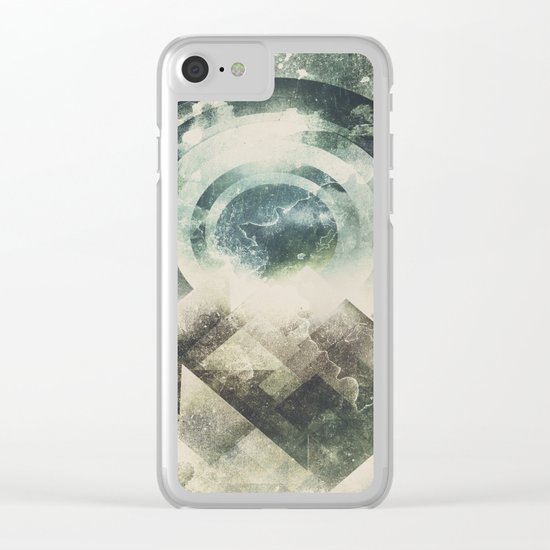 Moon travel Clear iPhone Case