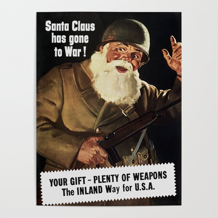 Santa Claus has gone to War - WW2 - 1942 Poster