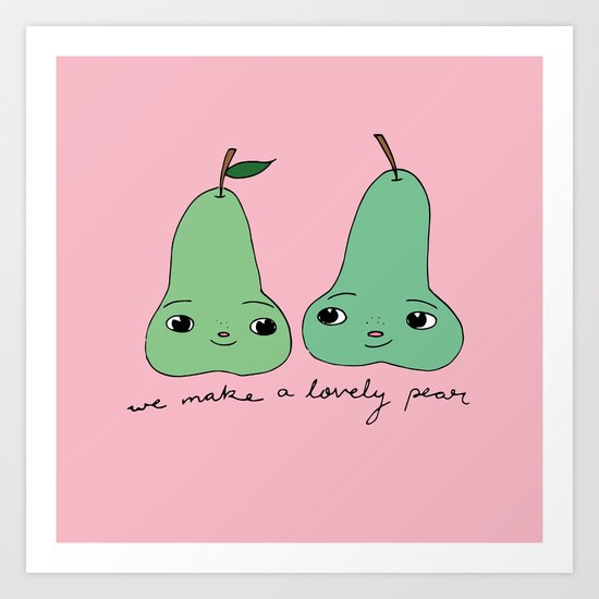 Nice Pear Art Print