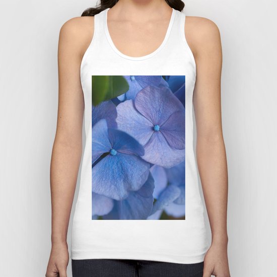 Blue Hydrangeas #2 # #art #society6 Unisex Tank Top