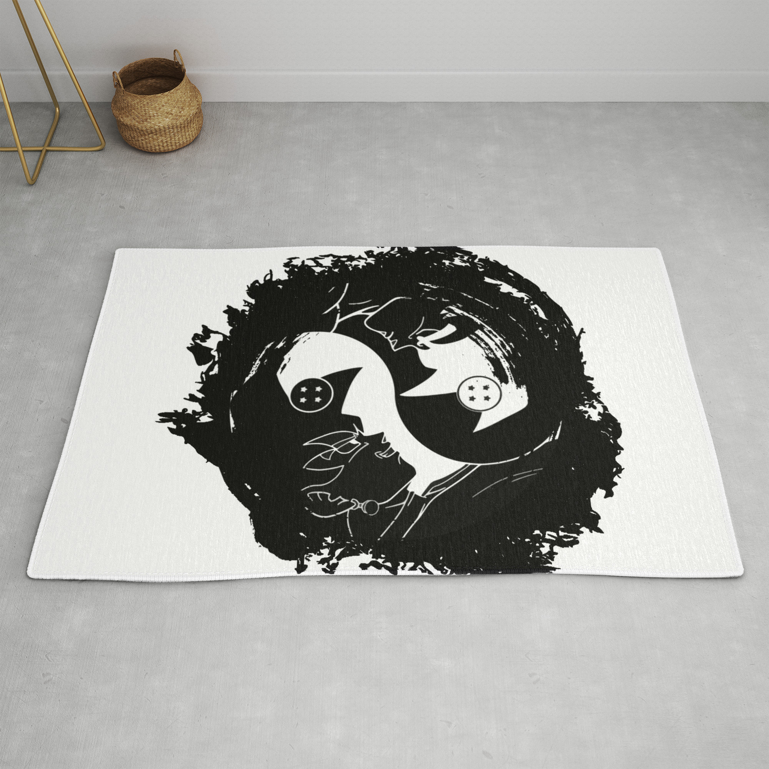 Goku Vs Goku Black Dragon Ball Super Rug By Makaiworld Society6