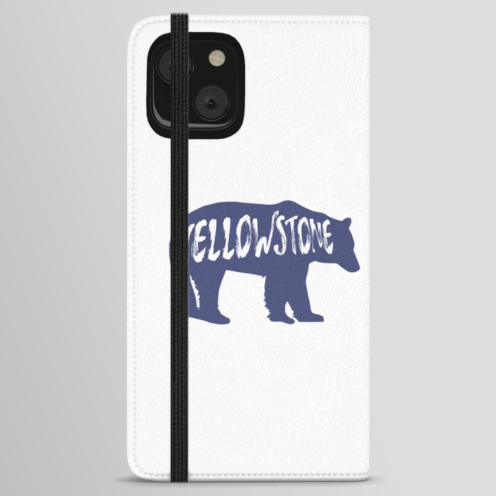 Yellowstone National Park Bear iPhone Wallet Case