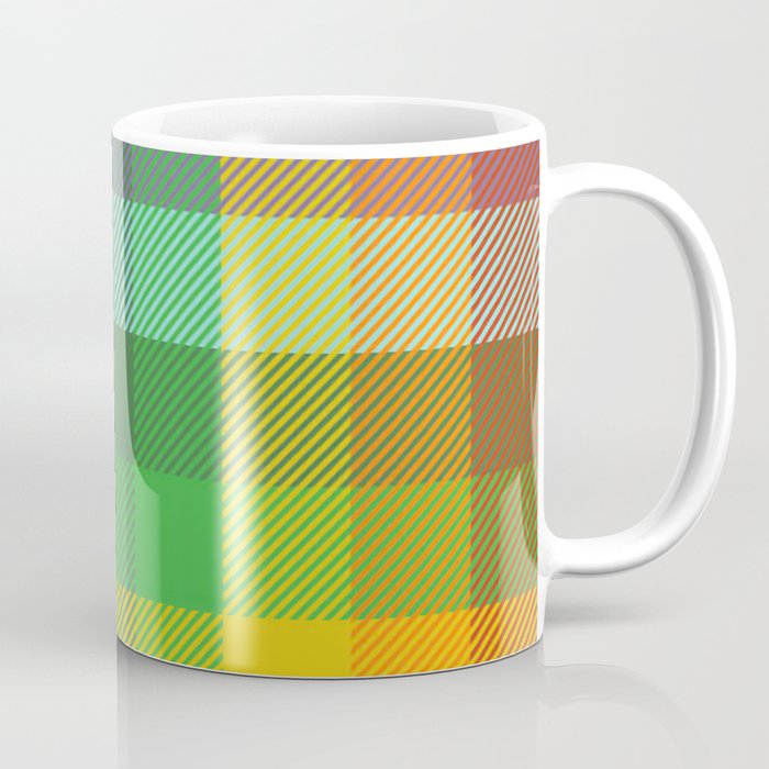 Colorful Plaid Pattern Coffee Mug