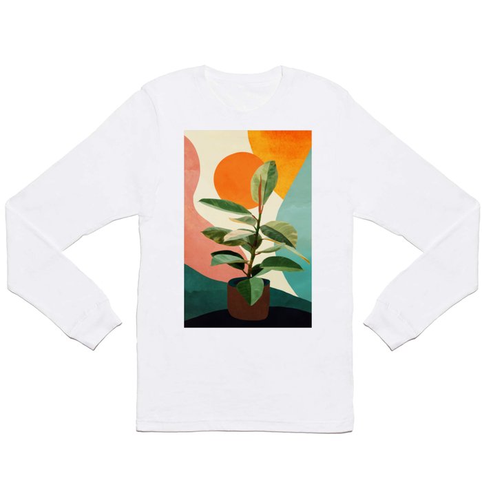 Colorful Ficus 1 Long Sleeve T Shirt