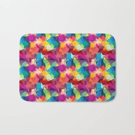 Abstract Colorful pattern Bath Mat