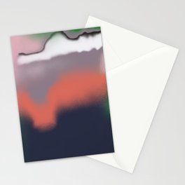 Muddy cloudscape abstract Stationery Card