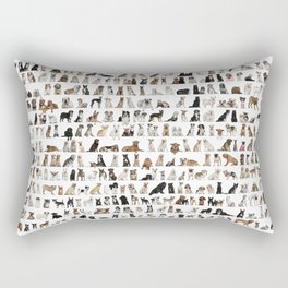 Dogs, Dogs and dogs Rectangular Pillow