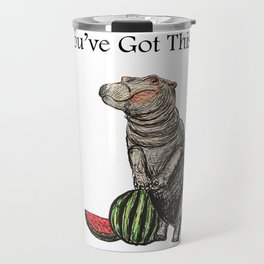Fiona the Hippo You've Got This! Travel Mug