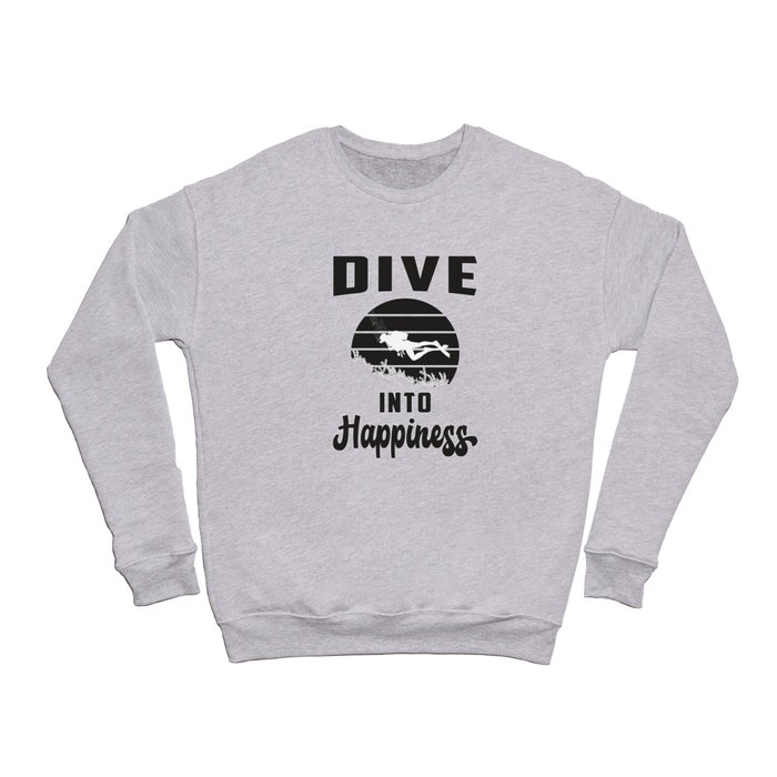 Diving Dive Diver Scuba Diving Sea Funny Gift Idea Crewneck Sweatshirt