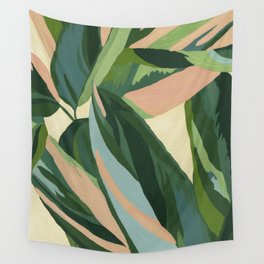 Calathea Abstract TrioStar Houseplant Wall Tapestry