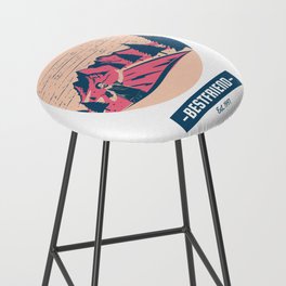 Nature is Our Best Friend Bar Stool