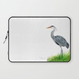 "Tall and Graceful" the Blue Heron by Teresa Thompson Laptop Sleeve