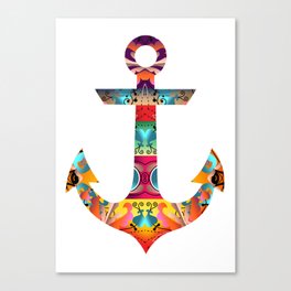 Decorative Anchor Canvas Print