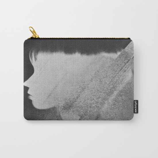 Faceless Charcoal Carry-All Pouch