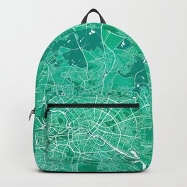 Berlin City Map of Germany - Watercolor Backpack | City, Street, German, Nature, Berlincitymap, Berlinmap, Berlin, Graphicdesign, Travel, Watercolor 