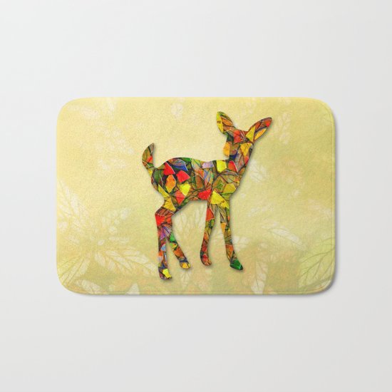 Animal Mosaic - The Fawn Bath Mat