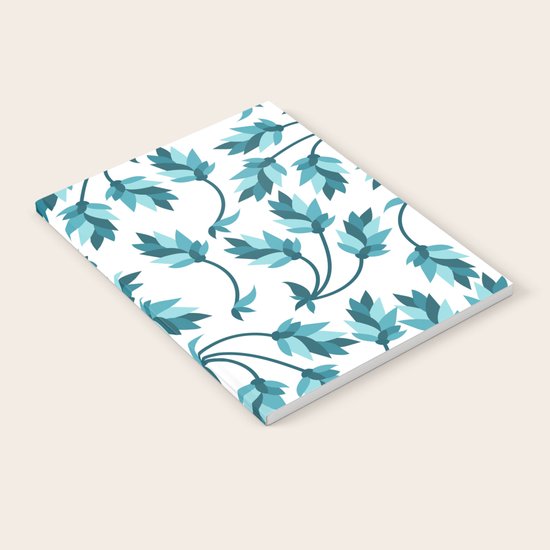 Blue branches pattern Notebook