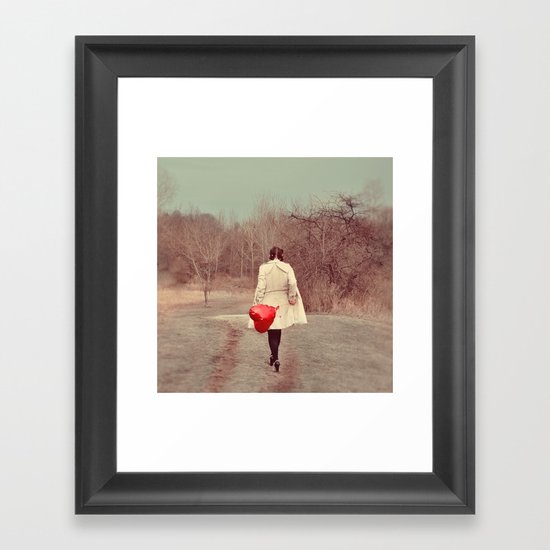 You've Gotta Have Heart Framed Art Print