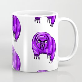 Purple Repeating Tardigrades Pattern Pop Art Coffee Mug