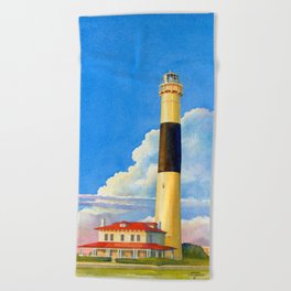 Absecon Lighthouse Beach Towel