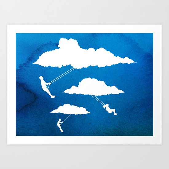 In Full Swing Art Print