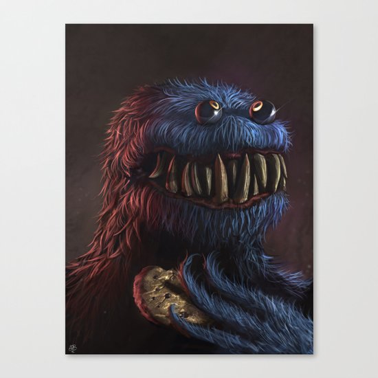 Cookie Monster Canvas Print