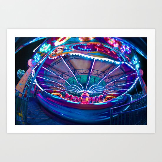 Round and Round Art Print