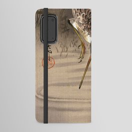 Snipe in Water by Ohara Koson Android Wallet Case