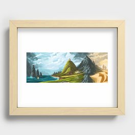 An Ancient Land Recessed Framed Print