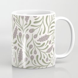 Lavender Pattern- Light Background Coffee Mug