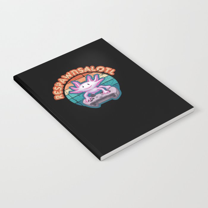 Respawnsalotl Axolotl Gamer Notebook