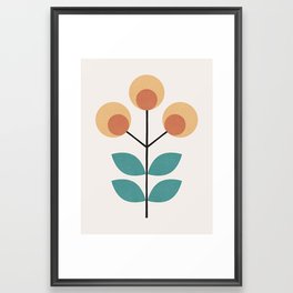 Retro Flower 1.1 Framed Art Print