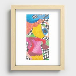 Abstract Bodywork Recessed Framed Print